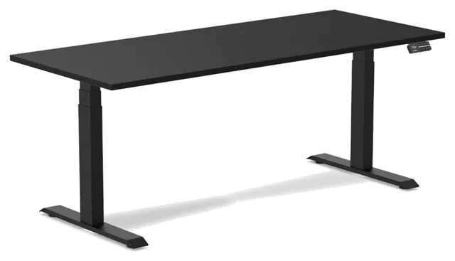Desky Dual Laminate Sit-Stand Desk
